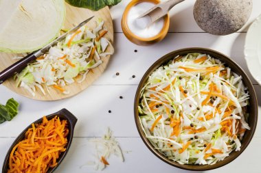 Asitleme için taze lahana