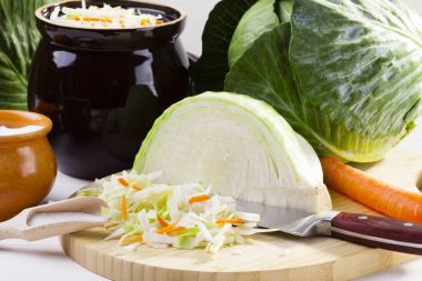 Asitleme için taze lahana