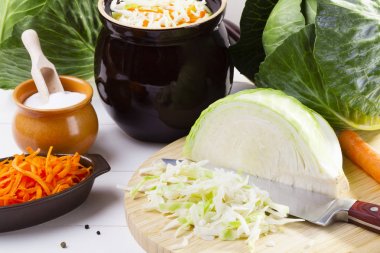 Asitleme için taze lahana