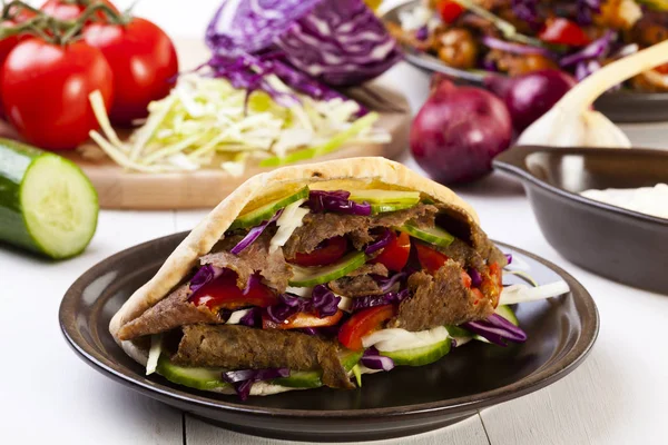 Çörek sığır eti kebabı