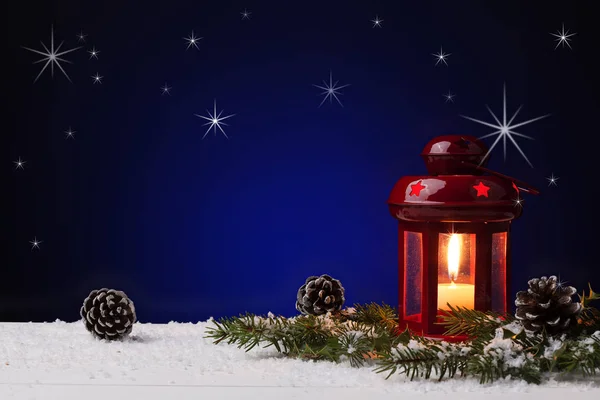 Decor Lanternă de Crăciun — Fotografie, imagine de stoc