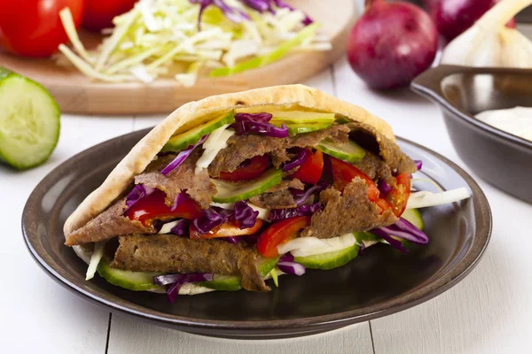 Çörek sığır eti kebabı