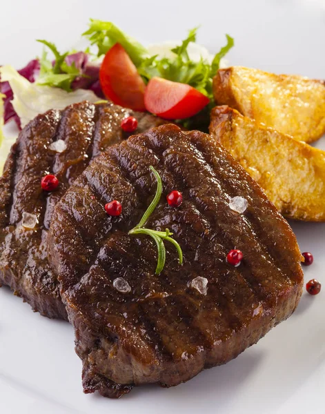 Grilled beef steak — Stock Photo, Image