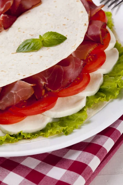 Italian Piadina Romagnola — Stockfoto