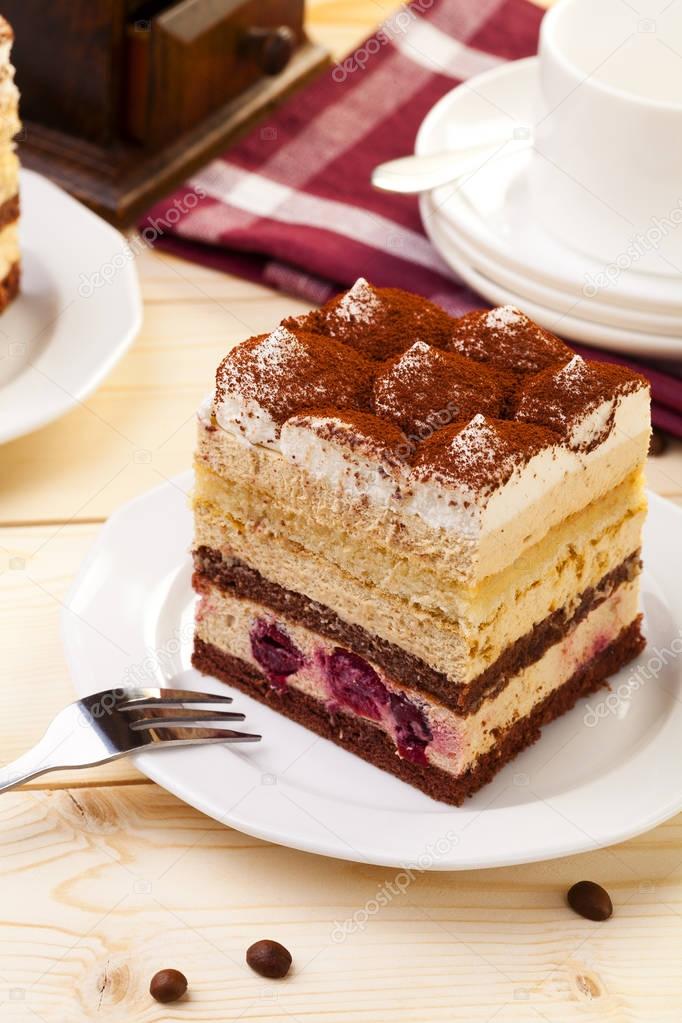 sweet tiramisu cake