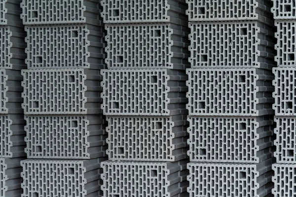 Stack of airbricks — Stock Photo, Image