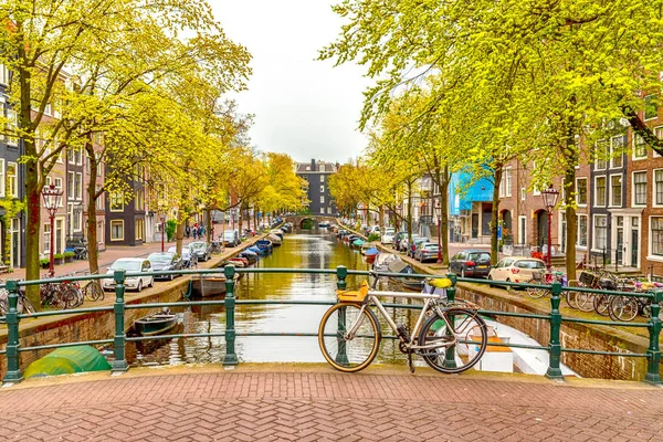 Grote Uitzicht Oude Historische Amsterdam — Stockfoto