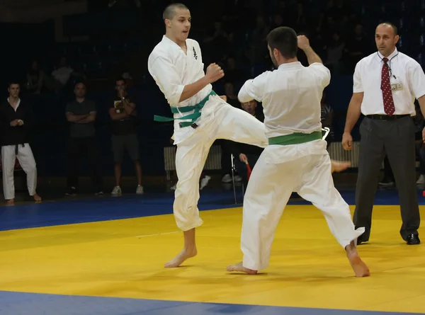 Noite de artes marciais — Fotografia de Stock