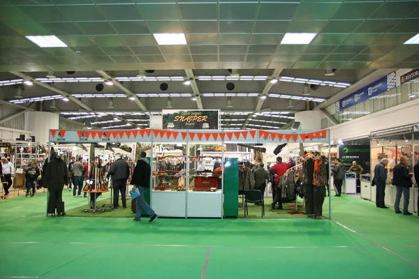 Bělehrad Boat Show, pro lov a rybaření — Stock fotografie