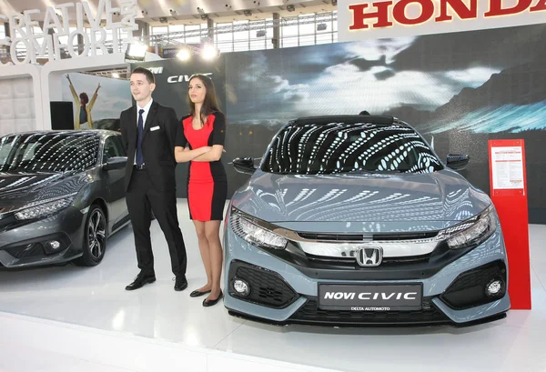 Honda at Belgrade Car Show — Stock Photo, Image