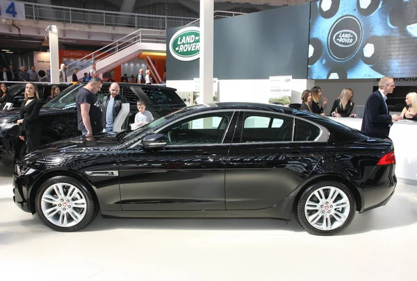 Jaguar em Belgrado Car Show — Fotografia de Stock