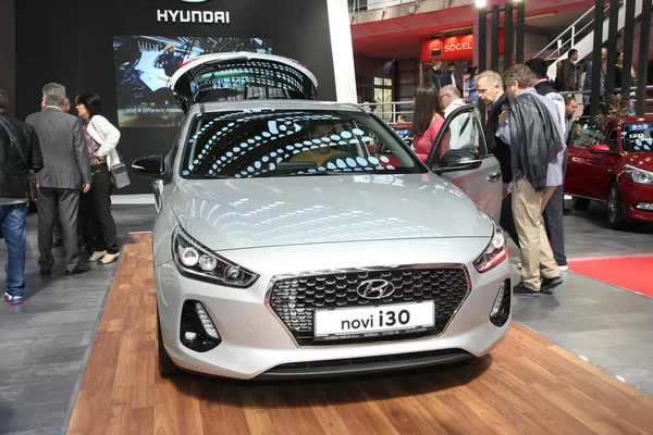 Hyundai em Belgrado Car Show em Belgrado Car Show — Fotografia de Stock