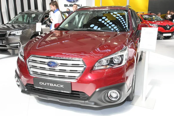 Subaru auf der belgrade car show — Stockfoto