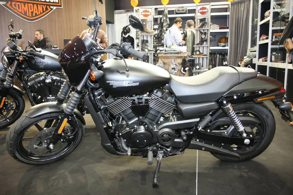 Harley Davidson op Belgrado Auto Show — Stockfoto