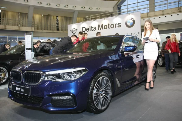 BMW op Belgrado Auto Show — Stockfoto