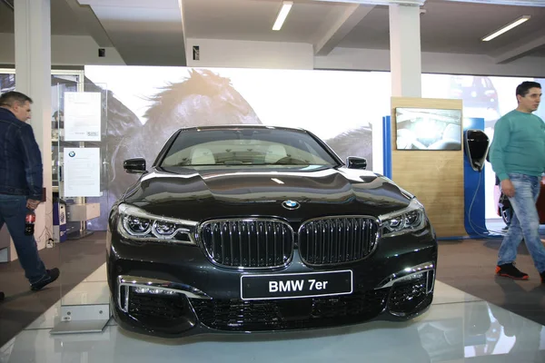 BMW на автосалоне в Белграде — стоковое фото