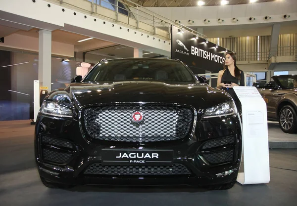 Jaguar Belgrad araba gösterisi — Stok fotoğraf