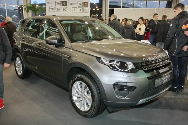Land Rover em Belgrado Car Show — Fotografia de Stock