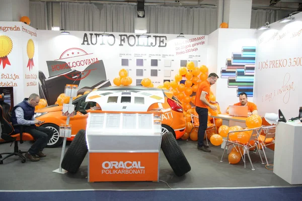 Oracal Polikarbonati at Belgrade Car Show — Stock Photo, Image