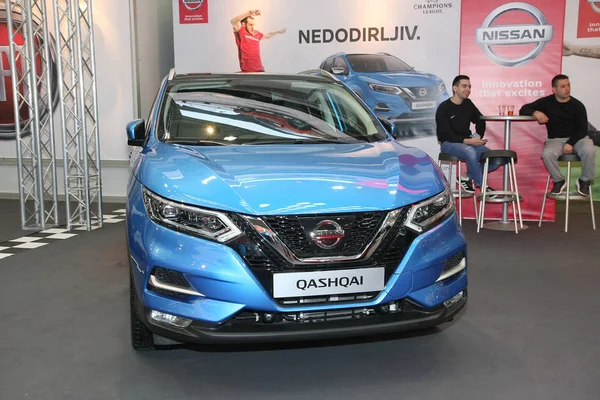 Nissan Belgrad araba gösterisi — Stok fotoğraf