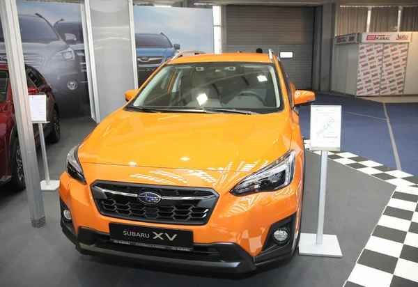 Subaru auf der belgrade car show — Stockfoto