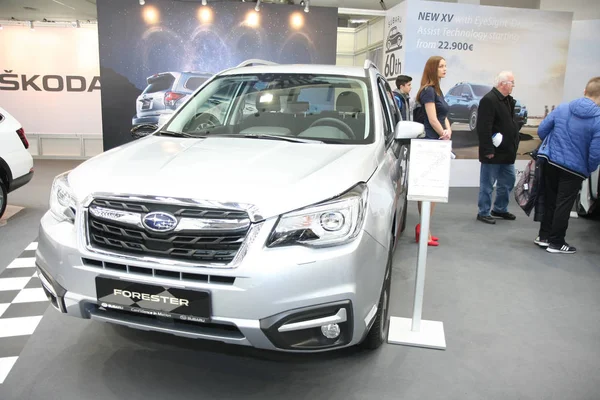 Subaru auf der belgrade car show — Stockfoto