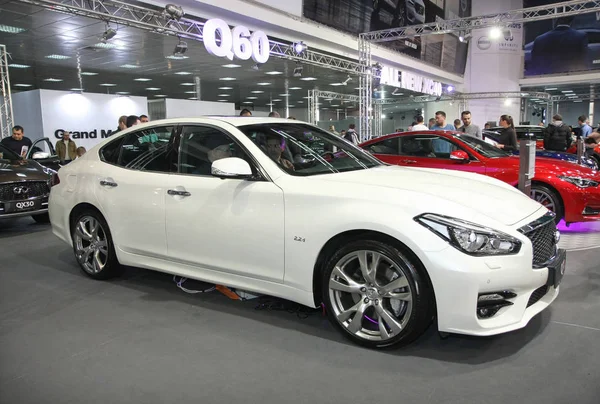 Infiniti op Belgrado Auto Show — Stockfoto