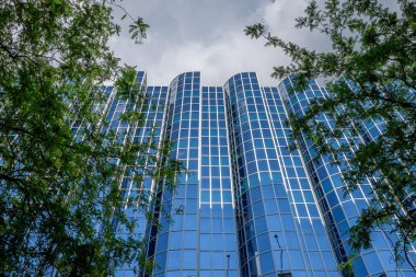 Bina, Zagreb modern mimari şehir merkezi. Hırvatistan