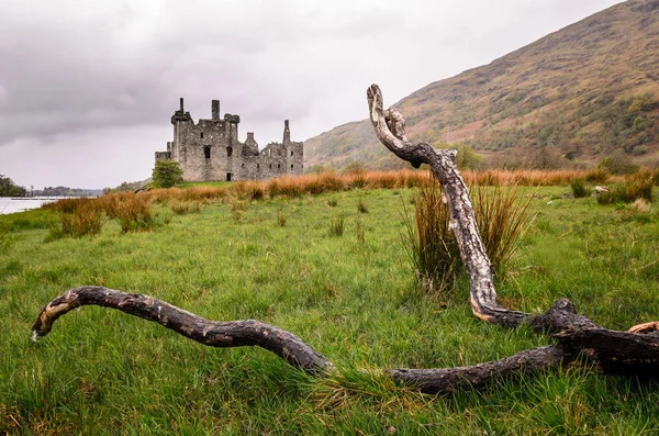 Szkocki zamek. Scotland, Wielka Brytania — Zdjęcie stockowe