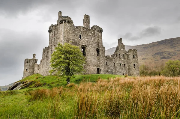 İskoç Kalesi. Scotland, Büyük Britanya — Stok fotoğraf