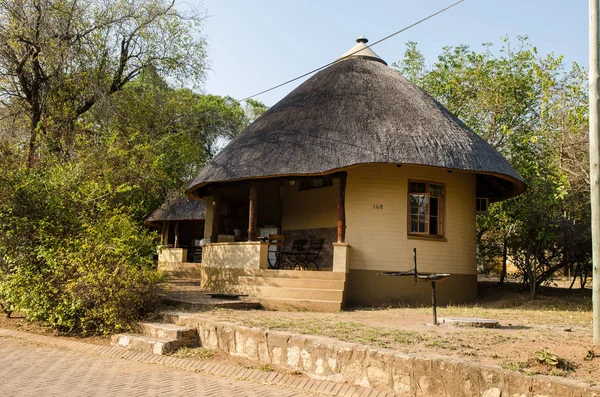 Satara dinlenme kampı konaklama. Kruger park, Güney Afrika.
