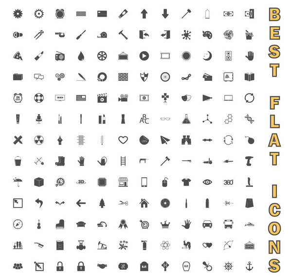 Exclusive Mega Bundle Icons Pack. Коллекция универсальных векторных иконок для вебсайта, проекта, бизнеса, инфографики, веб-дизайна, мобильного приложения, онлайн-рынка. Изолированные элементы на белом фоне
.