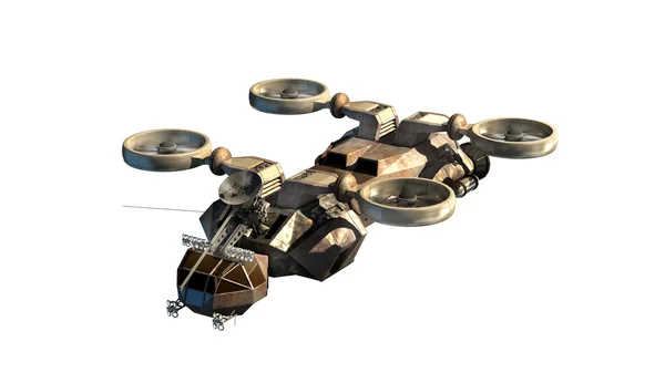 3D Hubschrauber Drohne — Stockfoto