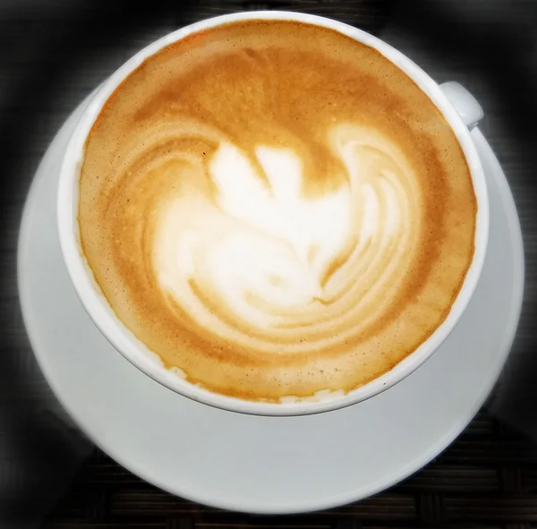 Cappuccino xícara de café — Fotografia de Stock