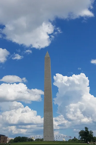 O obelisco do Monumento de Washington — Fotografia de Stock