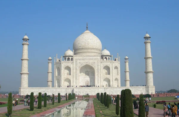 Mausoléu Taj Mahal em Agra, Índia — Fotografia de Stock