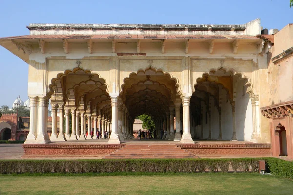 Szczegółowe informacje o Fort Agra, Indie Północne — Zdjęcie stockowe
