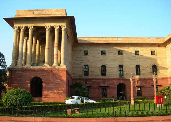 의회 건물에 뉴델리, 인도 — 스톡 사진