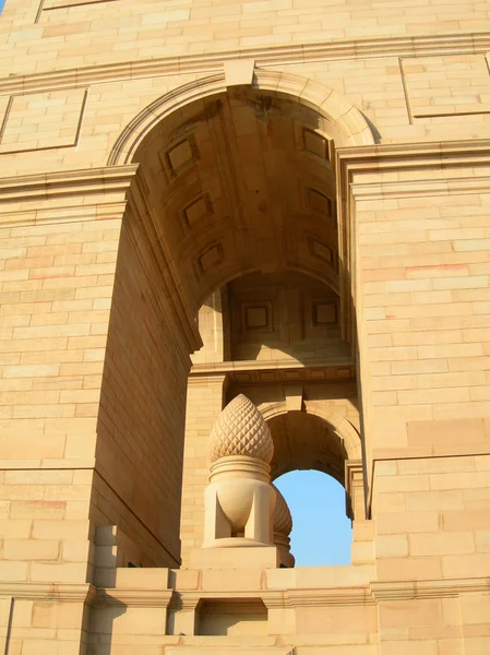 Yeni Delhi Hindistan Hindistan kapı kemer — Stok fotoğraf