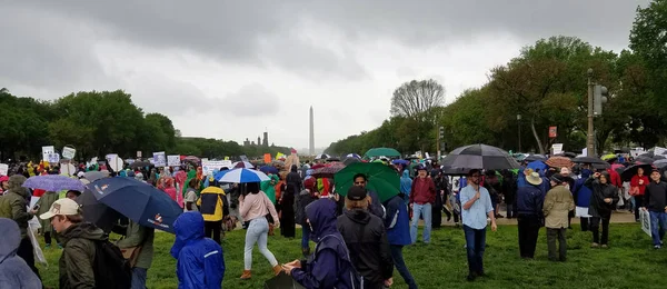 WASHINGTON DC - 22 DE ABRIL DE 2017 Marcha por la Ciencia —  Fotos de Stock