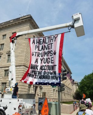 Washington Dc - 29 Nisan 2017 halklar iklim hareketi