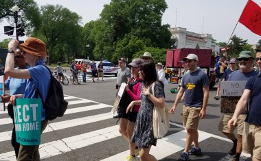 Washington Dc - 29 Nisan 2017 halklar iklim hareketi