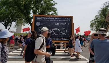 WASHINGTON DC - APRIL 29, 2017 Peoples Climate Movement clipart