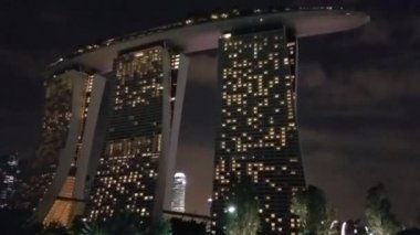 Singapur - 6 Mayıs 2017: Marina Bay Sands hotel
