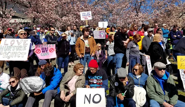 Washington, Dc, Amerikai Egyesült Államok - 2018. március 24.: Március az életünk protes — Stock Fotó