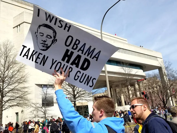 Washington, Dc, Amerika Birleşik Devletleri - 24 Mart 2018: Mart için hayatımızın protes — Stok fotoğraf