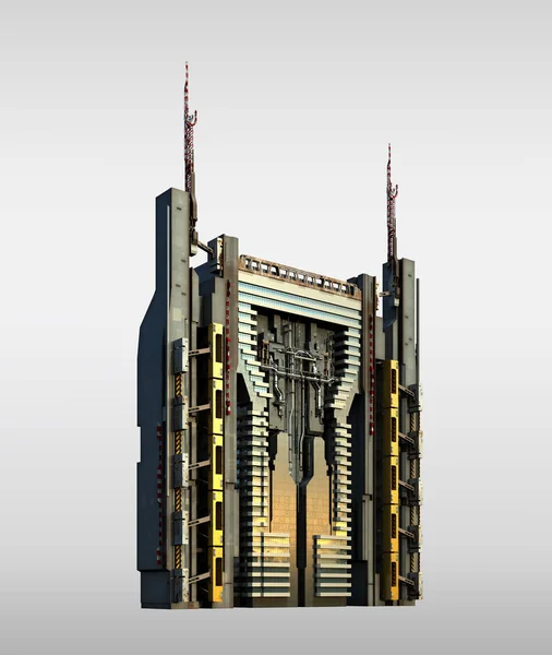 Φουτουριστικό ουρανοξύστης αρχιτεκτονική — Φωτογραφία Αρχείου