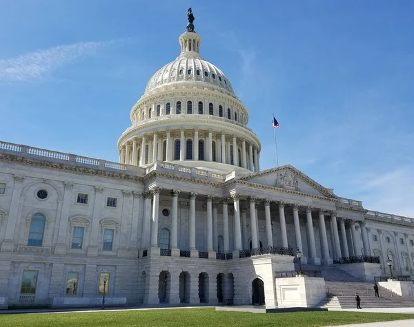 Edifício Capitólio dos Estados Unidos, no Capitólio Hill em Washington DC — Fotografia de Stock