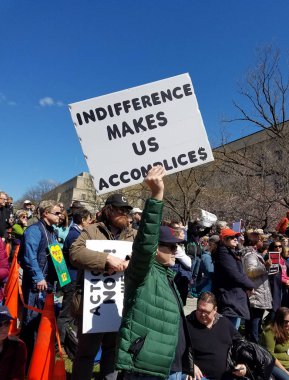 Bizim yaşamımız üzerinde 24 Mart Washington, Dc için Mart 