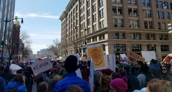 Pochod za naše životy na březen, 24 ve Washingtonu, Dc — Stock fotografie